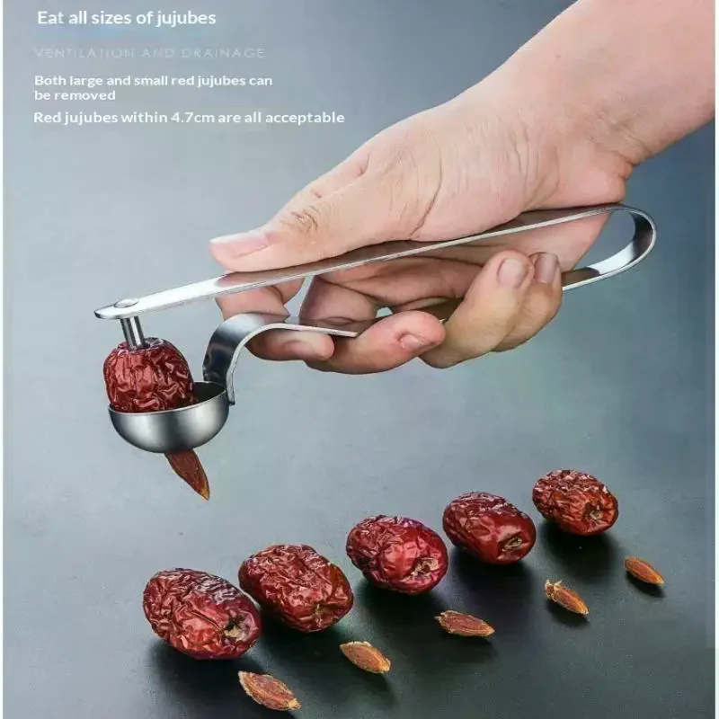 Stainless Steel Red Date Pitter Tool–Seed Corer Kitchen Gadget - Image 4