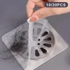 Disposable Shower Drain Hair Catcher Mesh Stickers 10/30Pcs Self Adhesive No Residue for Home Bathroom Kitchen Sink Filter