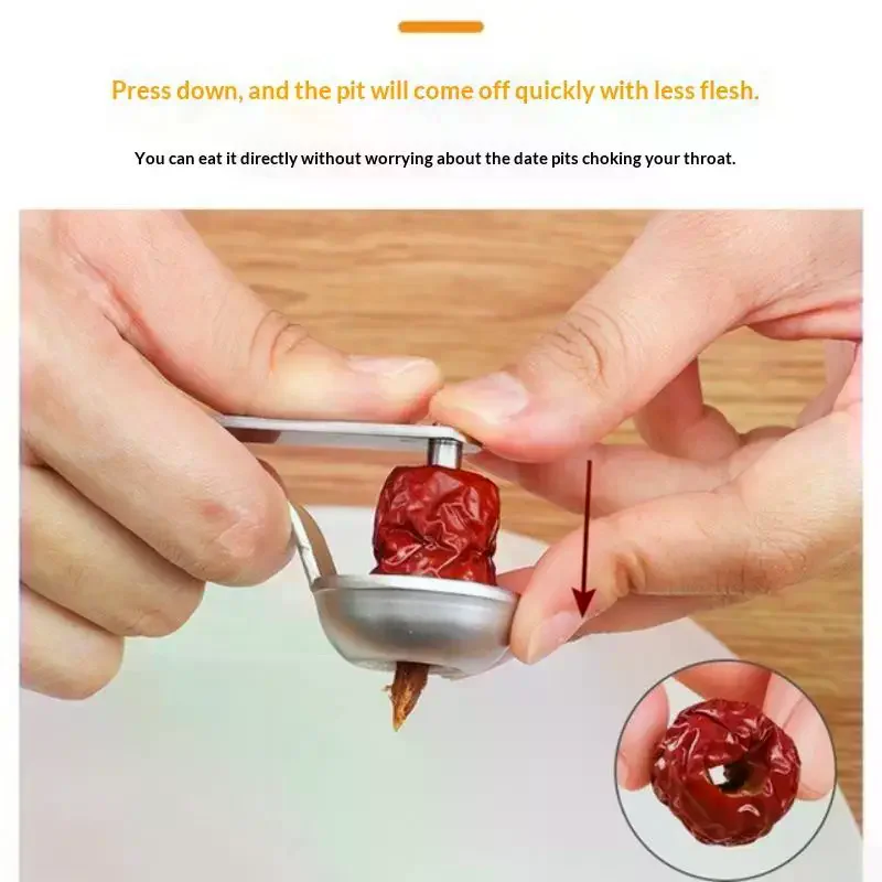 Stainless Steel Red Date Pitter Tool–Seed Corer Kitchen Gadget - Image 3