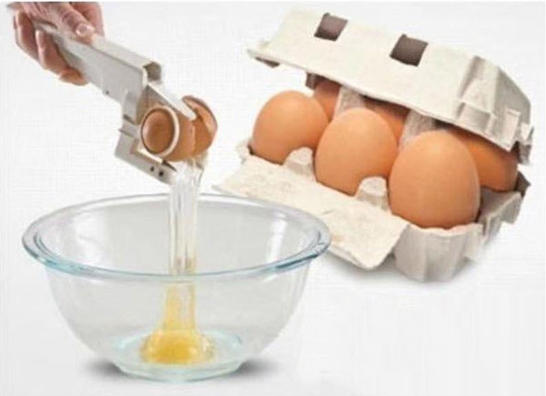 Egg Shell Cracker Handheld Plastic Egg Breaker Egg Opener Creative Egg Separator Tool Kitchen Gadgets - Image 3