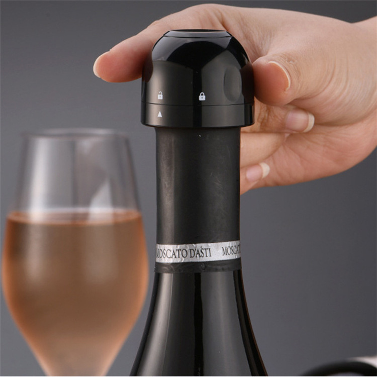 Vacuum Red Wine Bottle Stopper Silicone Sealed Champagne Bottle Stopper Vacuum Retain Freshness Wine Plug Bar Tools - Image 4