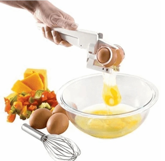 Egg Shell Cracker Handheld Plastic Egg Breaker Egg Opener Creative Egg Separator Tool Kitchen Gadgets - Image 2