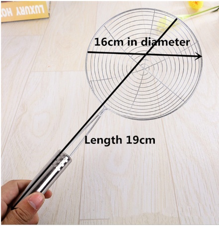 Multi-functional Oil Food Folder Kitchen Accessories Stainless Steel Fried Food Oil Scoop - Image 9