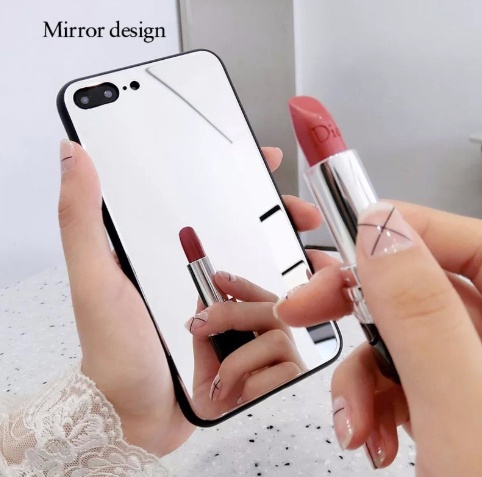 Compatible with Apple, iphoneX mirror phone case iphone7/8plus make-up self-timer glass case - Image 5