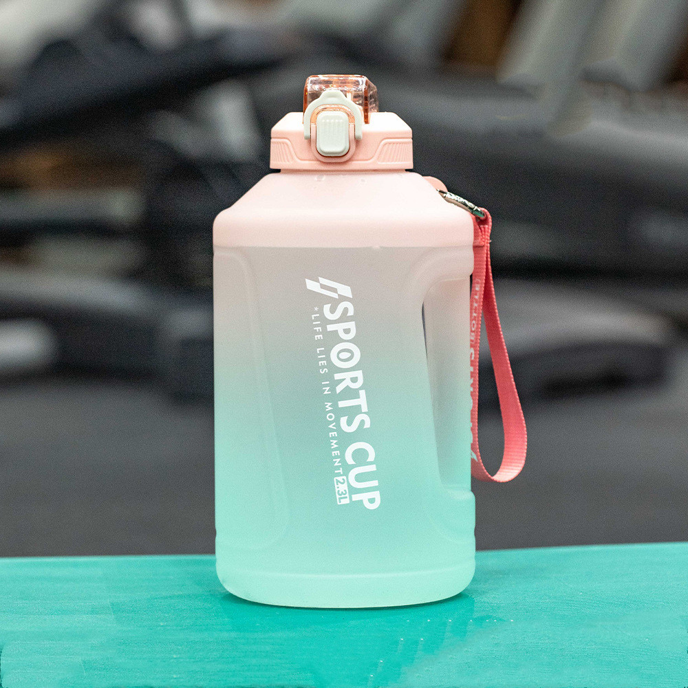 Extra Large Capacity Cup With Straw Fitness Sports Water Bottle Fitness Big Bottles - Image 8
