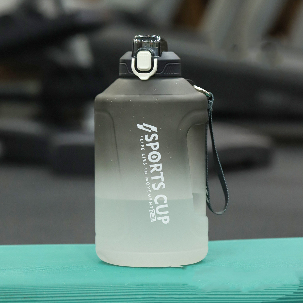 Extra Large Capacity Cup With Straw Fitness Sports Water Bottle Fitness Big Bottles - Image 4