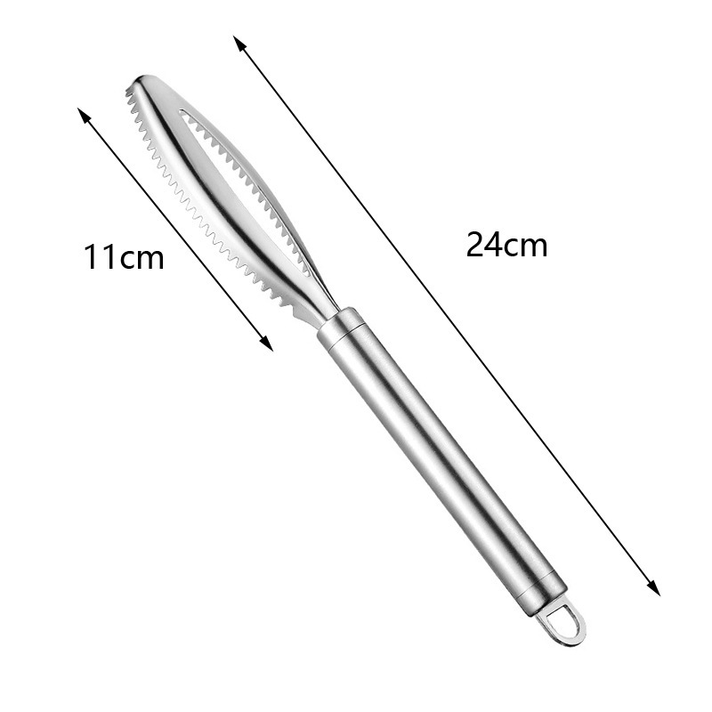 430 Stainless Steel Scale Removing Artifact Fish Killing Tool Kitchen Gadgets - Image 10