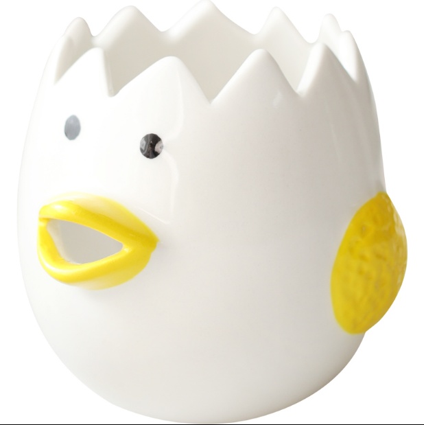 Cute Chicken Ceramic Egg White Separator Kitchen Accessories Practical - Image 5