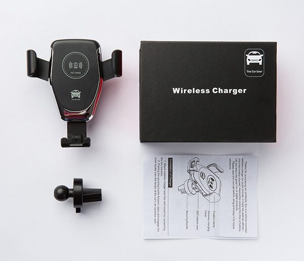 Compatible With Apple, Car Qi Wireless Charger For  11 Pro Xs Max X 18w Fast Charging