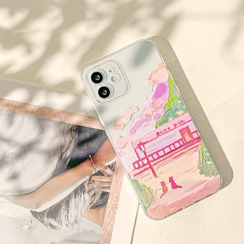 Soft Silicone Two Cat Mobile Phone Cases - Image 2
