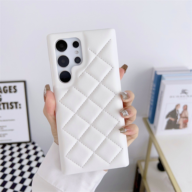 Diamond Plaid Phone Case Leather Phone Protective Case - Image 7