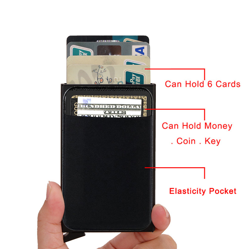 Metal Credit Card Holder Smart Wallet - Image 2
