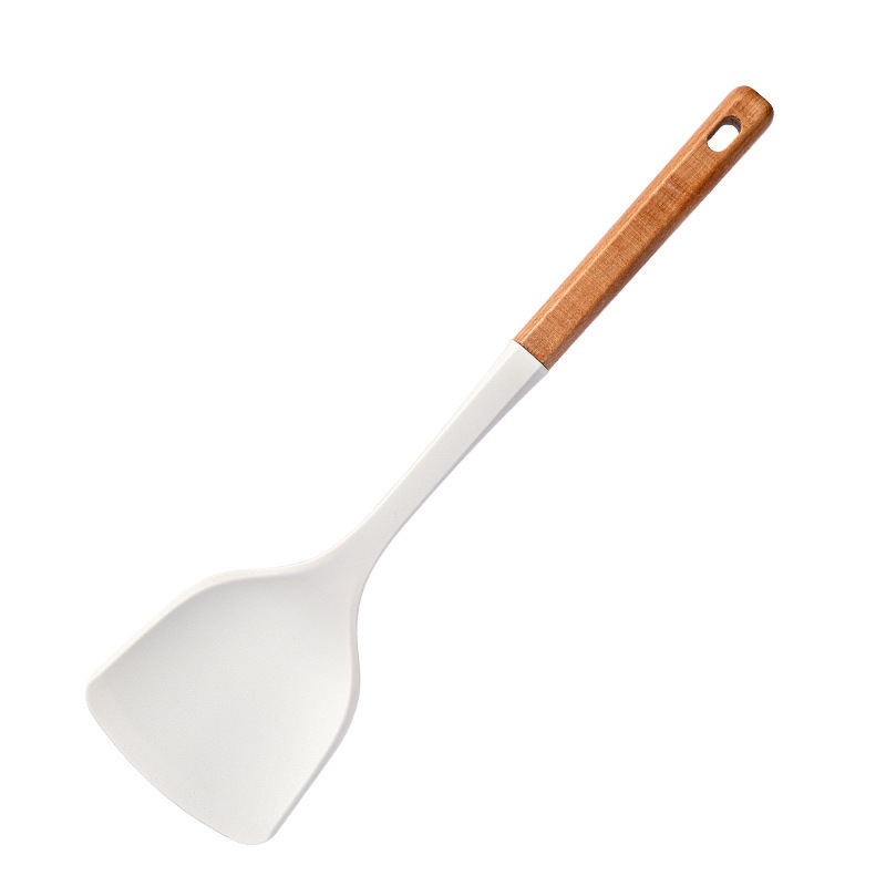 Fashion Wooden Handle Silicone Spatula Suit - Image 5
